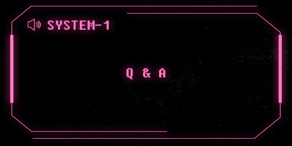 (신청서 접수중) SYSTEM-1 tweet media