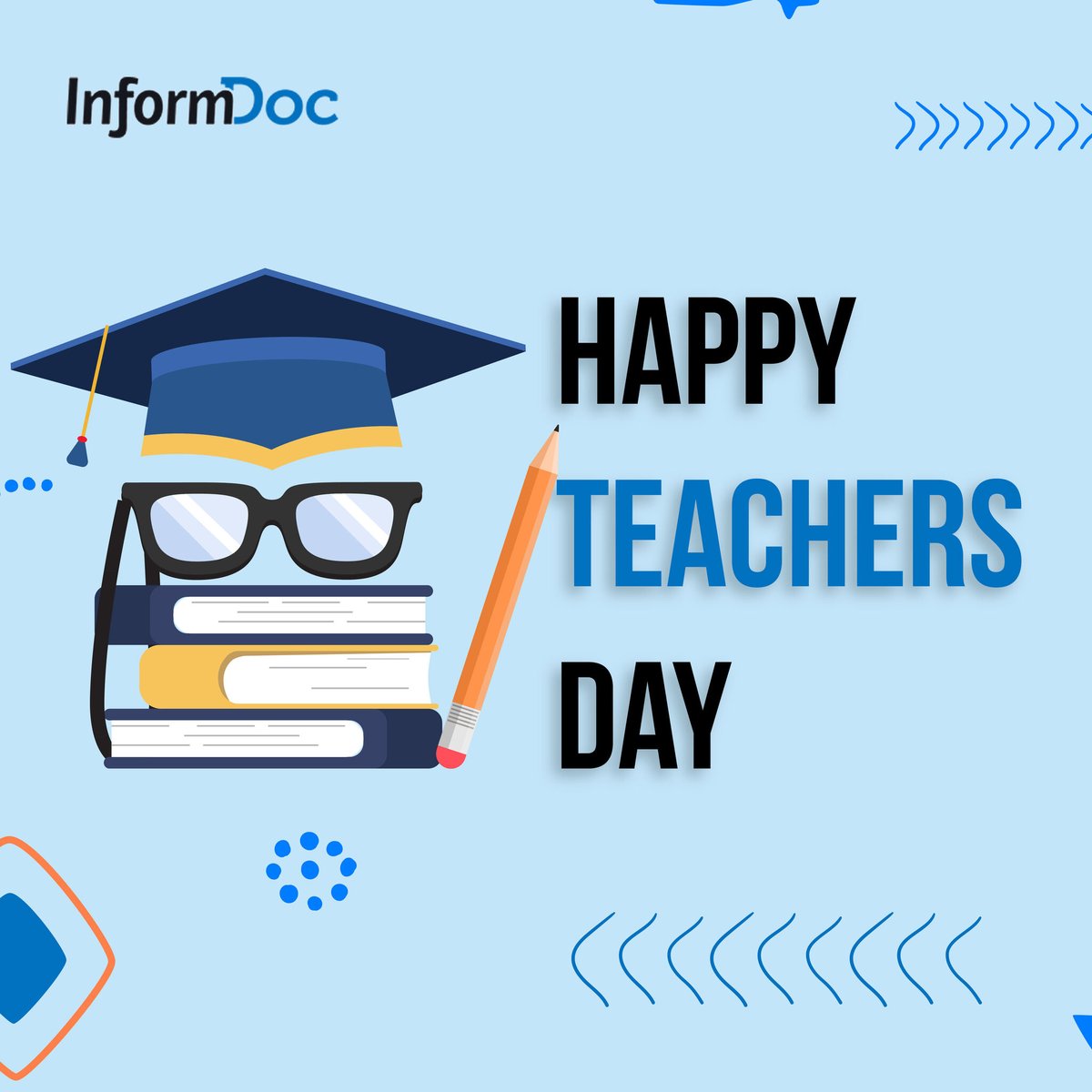InformDoc's tweet image. Dear teacher, thanks for supporting and enlightening all our way. If only we could have your blessing for a lifetime, we would succeed the way we have done always.  Happy World Teachers’ Day!

#teachersday #teacher #teachers #happyteachersday #informdoc #guru #teacherlife