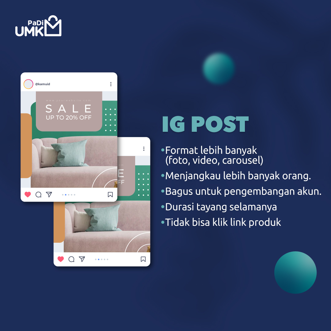 PadiUmkm's tweet photo. Lebih suka promo di mana? Kalau masih bingung, yuk kenali terlebih dahulu kelebihan dan kekurangan masing-masing agar bisa disesuaikan dengan gaya bisnis Anda. Semangat!
#tipsbisnis #tipspromosi #umkmtangguh #marketplacebumn #padiumkm #igstory #igpost https://t.co/2FOprq8Mvg