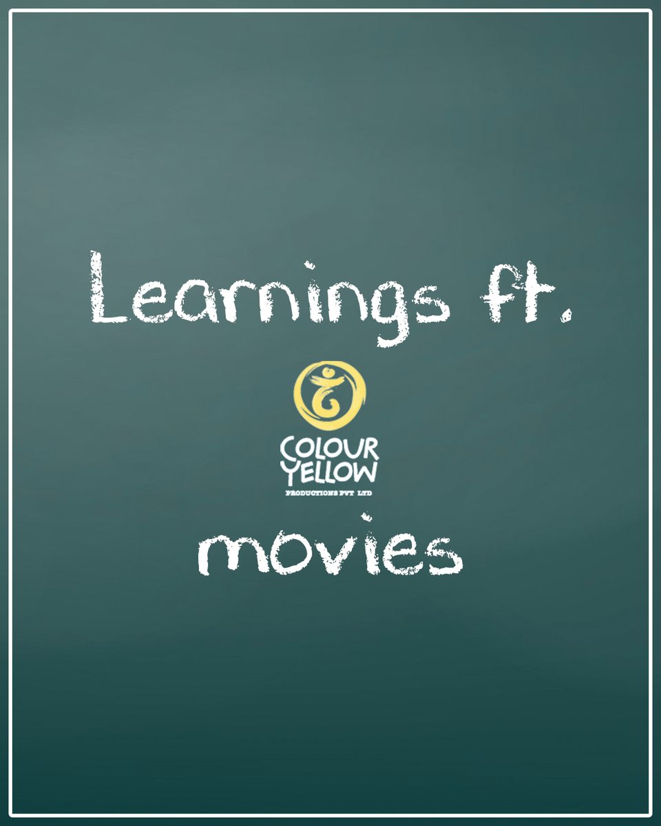 colouryellow_in's tweet photo. This teacher's day, let's recap the lessons we learnt from the movies that enlightened our mind✨💫
#HappyTeachersDay #TeachersDay #Teachers #TeachersDay2022 #Cyppl #AanandLRai #MovieLessons #Bollywood #HindiCinema #Newton #NilBatteySannata #Tumbbad https://t.co/9nzwQwp3Ny
