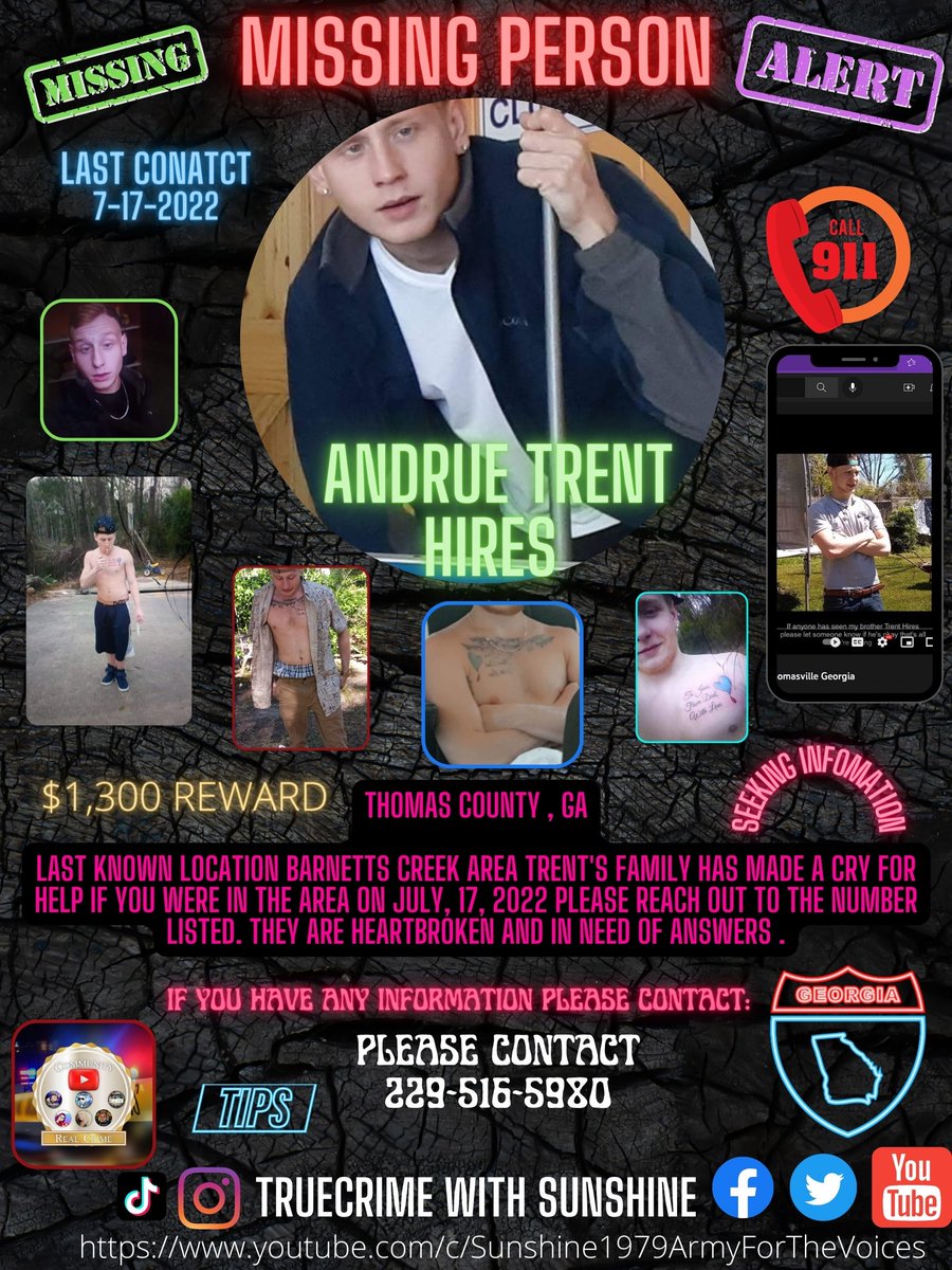 MindOf_Monsters's tweet photo. @ArcticfoxTrue @levi_truecrime @Historyspeaks21 @missinginGA @DarknessExposed @bashleyyy420 @KITKAT_THEBUZZ #RealCrimeTeam
@Dutch4Missing
#trendingnow
#trendingnews
#missingperson https://t.co/eYybwtMZJg