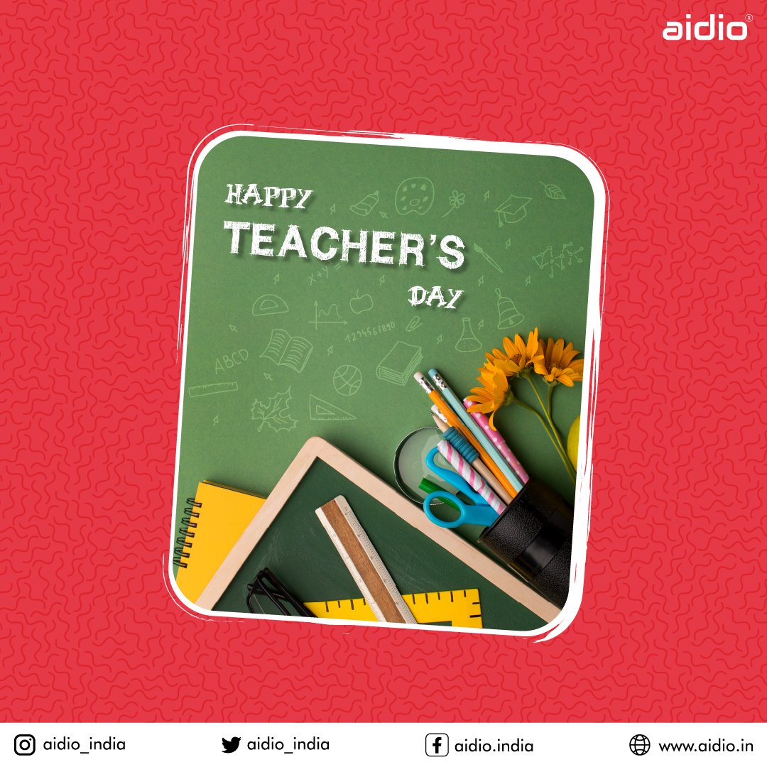 aidio_india's tweet photo. A teacher is like candle who spend their whole life in giving lights to many students. Happy Teacher's Day.

#teachers #TEACHERDAY2022 #teacher #teachersday https://t.co/vXEeHhRji0