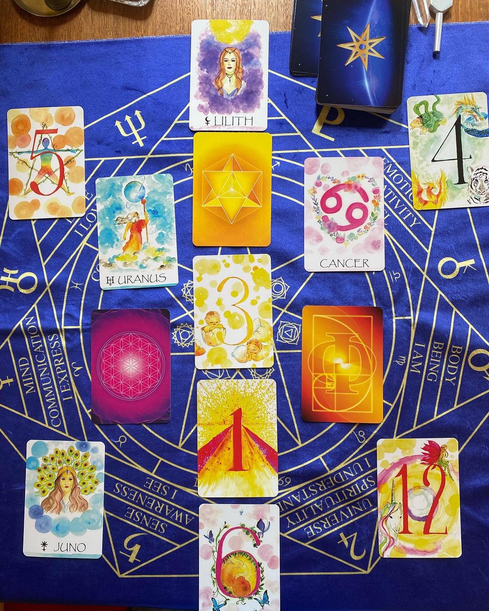 SouljourneyG's tweet photo. 小惑星とは神聖幾何学のカードが到着しました。鮮やかな色が印象的です。
#thegaiahouse
#septagram
#lifeisbeautiful
#souljourney https://t.co/1BNMYT6lFw