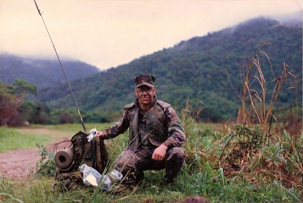 cslive365's tweet photo. @RubenGallego Forward Observer USMC UNITAS 1992 somewhere in South America. I always liked that @RubenGallego and I share the same MOS (0341). Fire for Effect! Semper Fidelis! https://t.co/3efVGF9gBT