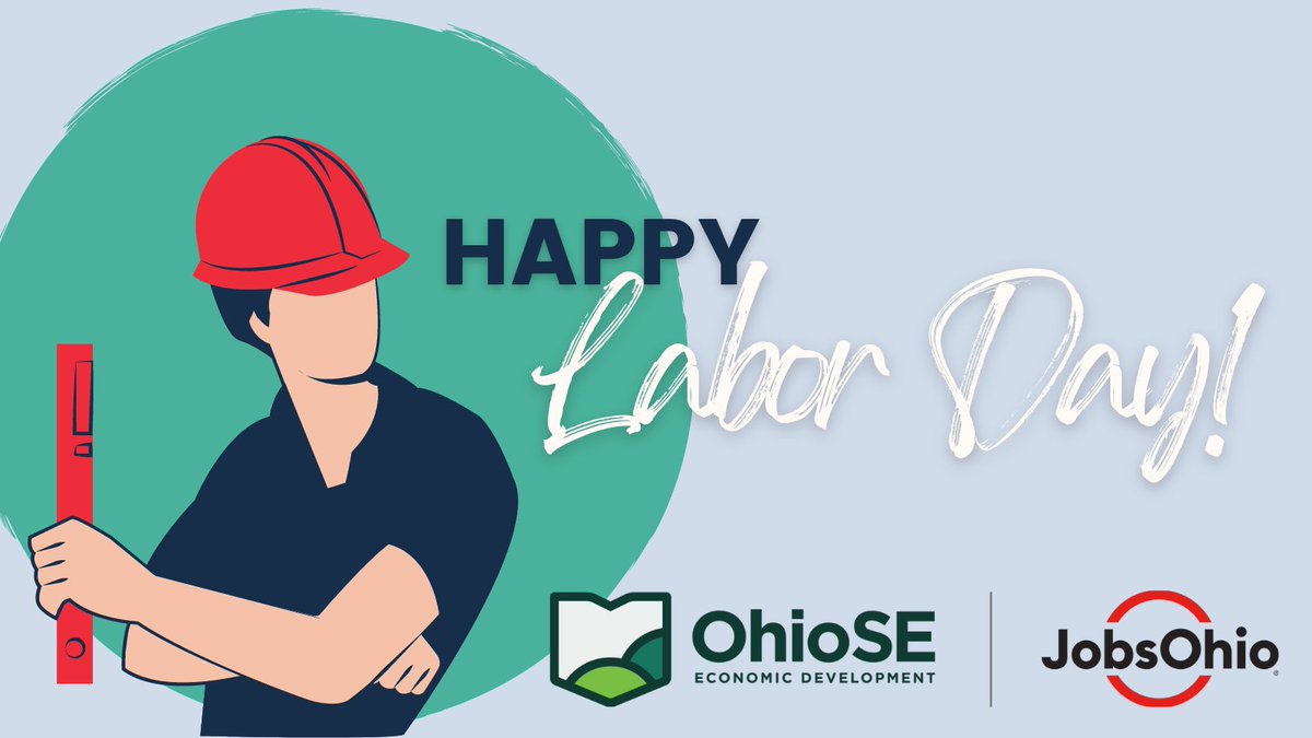 "All labor that uplifts humanity has dignity." - Martin Luther King, Jr.

Today, we celebrate the contributions of workers in Southeast Ohio and beyond. Wishing you a safe and Happy Labor Day from <a href="/Ohio_SE/">OhioSE</a>!

#LaborDay <a href="/JobsOhio/">JobsOhio</a> #WeAreOhioSE