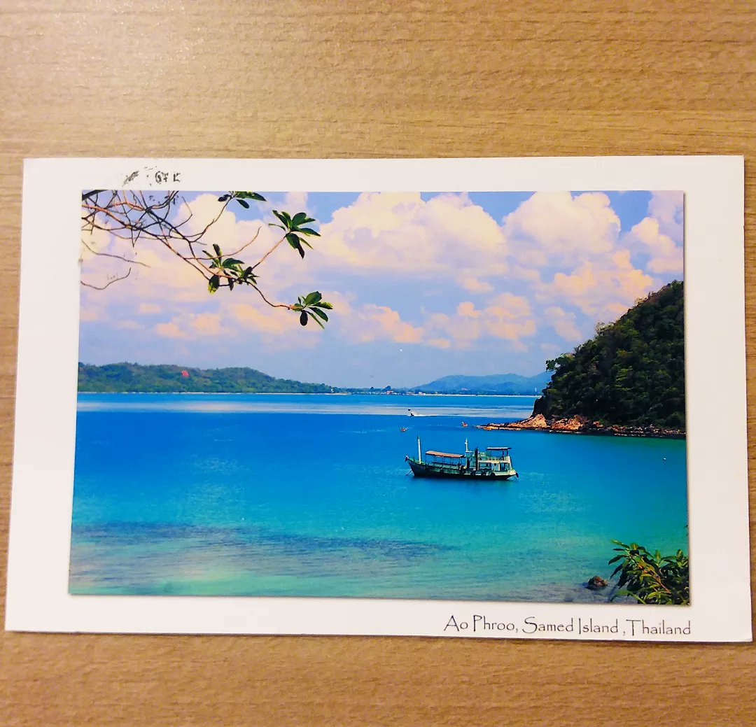 AvenidaRustavel's tweet photo. Ko Samet, THAILAND 🇹🇭 #kosamet #kosamed #kohsamet #kohsamed #เกาะเสม็ด #thailand #tailandia #thailande #таиланд #ประเทศไทย #gulfofthailand #asia #southeastasia #postcards #postcardcollector #mypostcardcollection #postales #sellos #stamps #philately #postcrossing #tourismthailand https://t.co/oBOBcdveKA