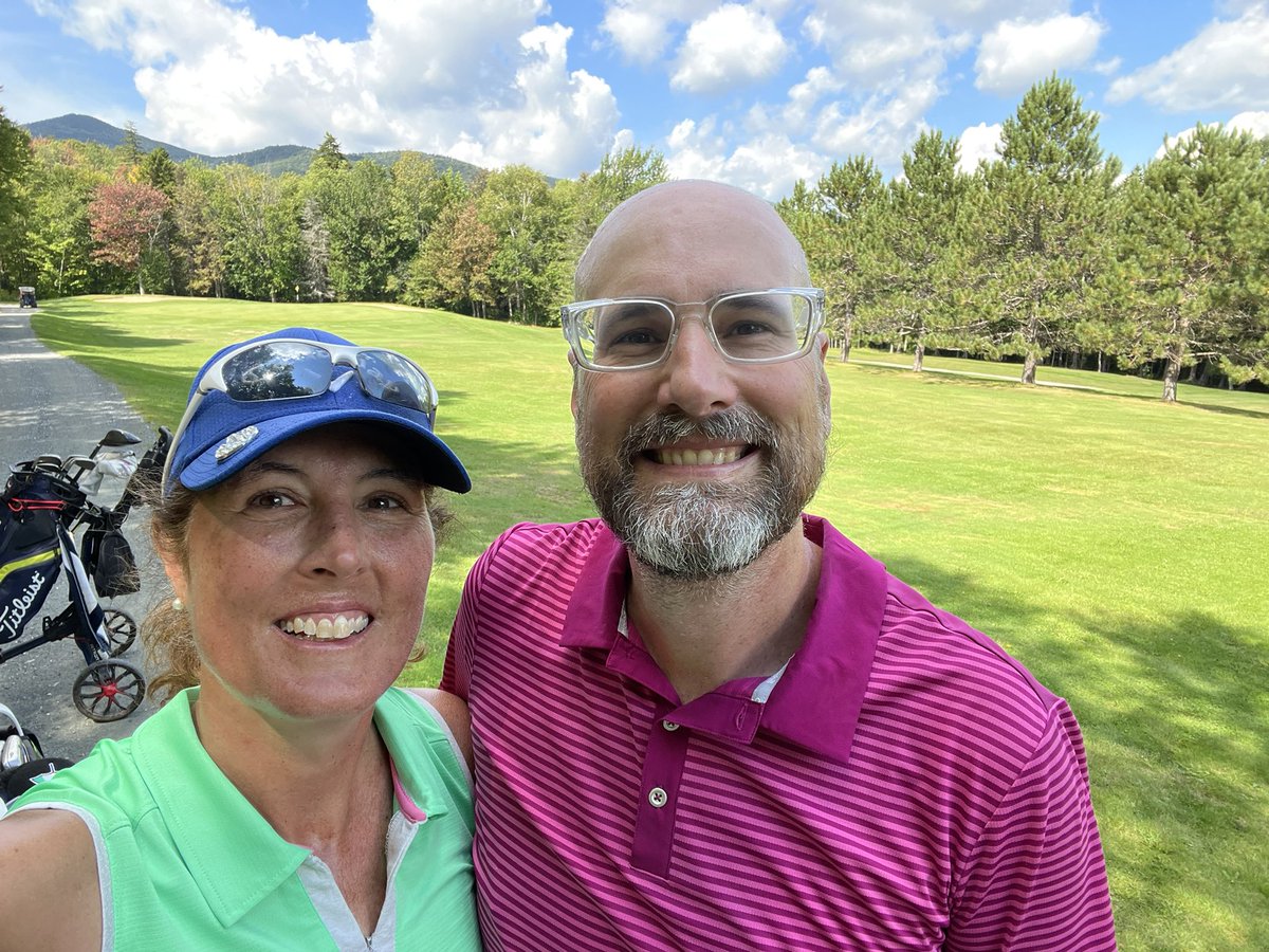 DrKarenKnudsen's tweet photo. Dear Green Mountains- TY for being the beautiful, serene place that I needed this weekend. A wonderful backdrop for the #ACSCEOchallenge to get active for #cancerprevention! #Vermont @haystackgolf @mountsnow https://t.co/Sz14BdxXkN
