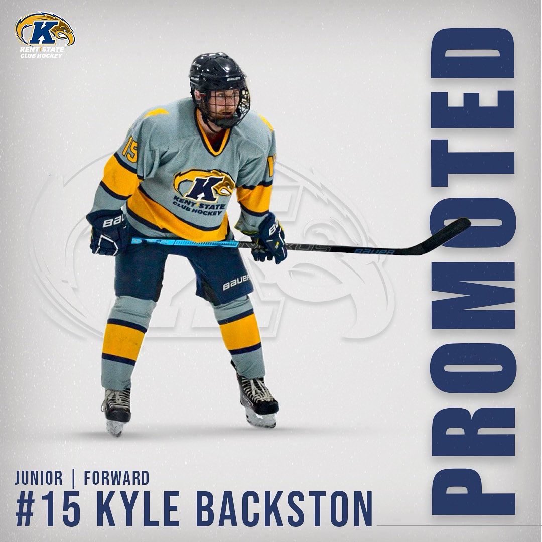 KentStD3Hockey's tweet image. Congratulations to three of our players for being promoted up to @KentStateHockey !!! 

Say hello to their new players: 

⚡️Forward, #6 JS Florek
🦅Forward, #15 Kyle Backston 
⚡️Defenseman, #23 Donovan Palmer

#kentsthockey #boltsup⚡️ #GoFlashes⚡️