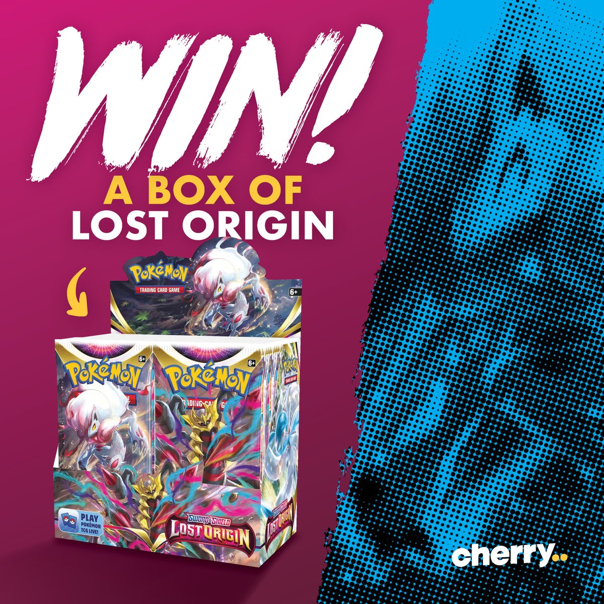 Giveaway! To celebrate the release of new Pokemon Lost Origin we're giving away a booster box!

To enter:
1 - comment your favourite pokemon,
2 - RT this post and
3 - follow Cherry on Twitter!

Winner announced Monday, 12 September 🍒 #thehobby #pokemon #PokemonGO #PokemonTCG