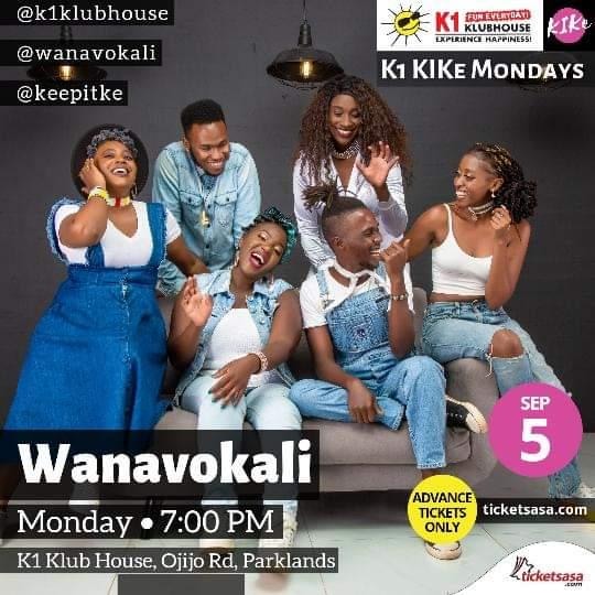 Nairobi Now (@nairobinow) on Twitter photo #Nairobi: KIKe Monday's with <a href="/wanavokali/">Wanavokali</a>, Sept. 5 2022 @ K1 Klub - #Parklands.
Date: September 5, 2022
Venue: <a href="/k1klubhouse/">K1 Klub House</a>, Parklands
Time: from 7 PM
Tickets: KES 500/-
Tickets Available on <a href="/ticketsasa/">ticketsasa.com</a> #Nairobi: KIKe Monday's with <a href="/wanavokali/">Wanavokali</a>, Sept. 5 2022 @ K1 Klub - #Parklands.
Date: September 5, 2022
Venue: <a href="/k1klubhouse/">K1 Klub House</a>, Parklands
Time: from 7 PM
Tickets: KES 500/-
Tickets Available on <a href="/ticketsasa/">ticketsasa.com</a>