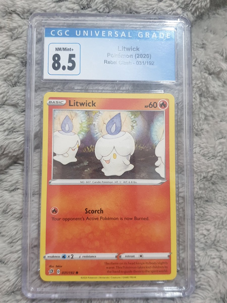 Meowth_King's tweet photo. 🌟 #GIVEAWAY
We are giving you the chance to win 
Litwick Graded Pokemon Card
To enter:
🎮 Retweet &amp; Like this post
🎮 Follow @MartinezMostly @accastaway &amp; @amycrossings 
⏰ Ends 15th of September 

#PokemonTCG #pokemoncards #pokemonfam #pokemonsale #Giveaway #free https://t.co/ZfAJcCPBQf
