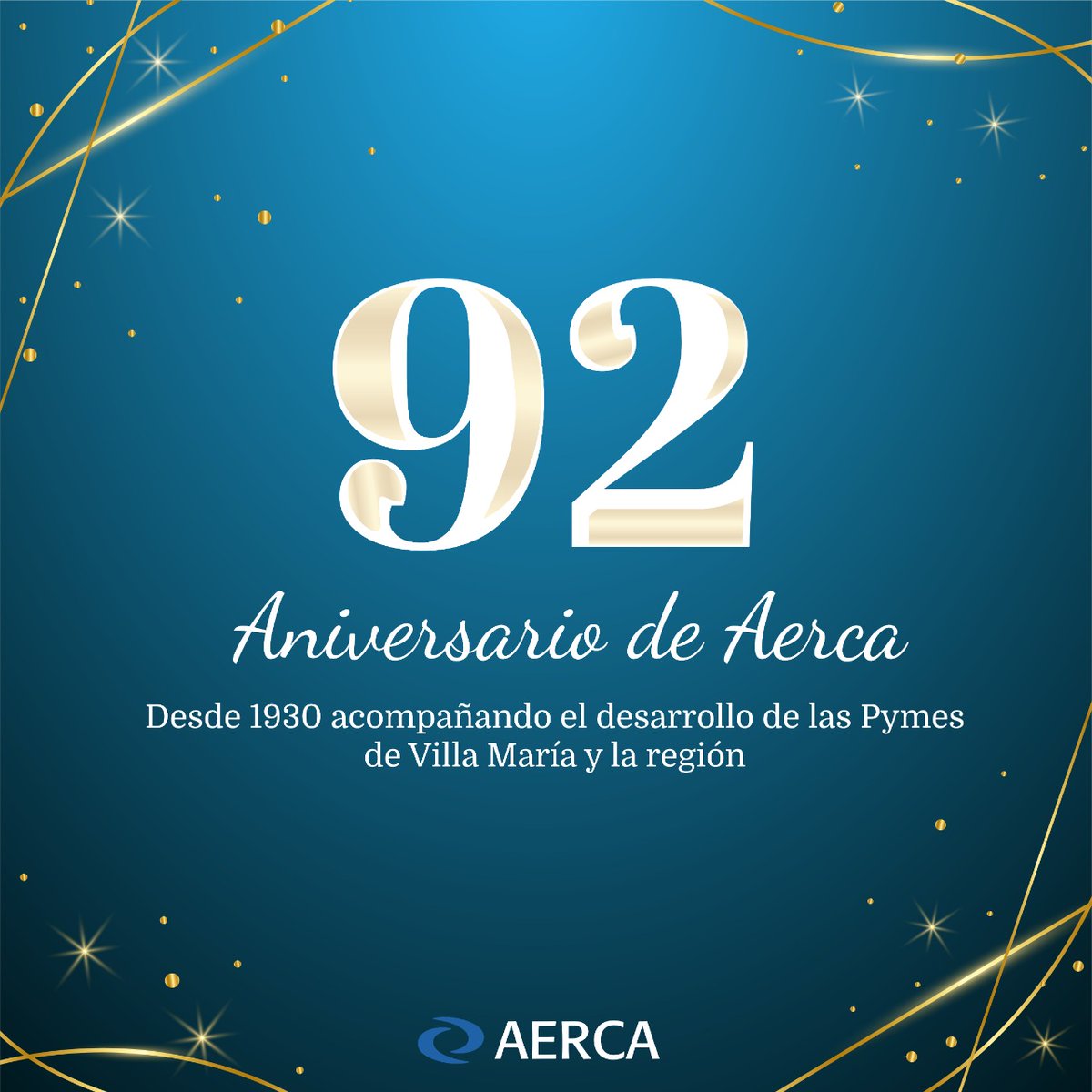 AERCAvm's tweet photo. ANIVERSARIO ✨️

✅️ Celebramos la trayectoria de nuestra institución que desde el 4 de septiembre de 1930 representa al sector productivo villamariense y de la región 👏🏽

✅️ Brindamos por muchos años más de trabajo junto a todos los sectores que representamos https://t.co/jnUq4WMMxz