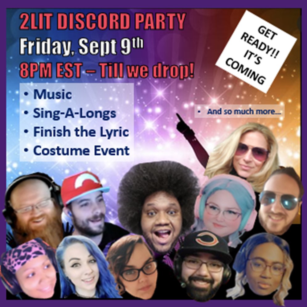 BigJ2LiT's tweet photo. Yoooo this Friday it goes down in @discord make sure you all tune in gonna be a blast!! 7pm central!! #bigj2lit #2litladies #2litsupports #Discord #party #twitch https://t.co/JpyxZM2Xoi