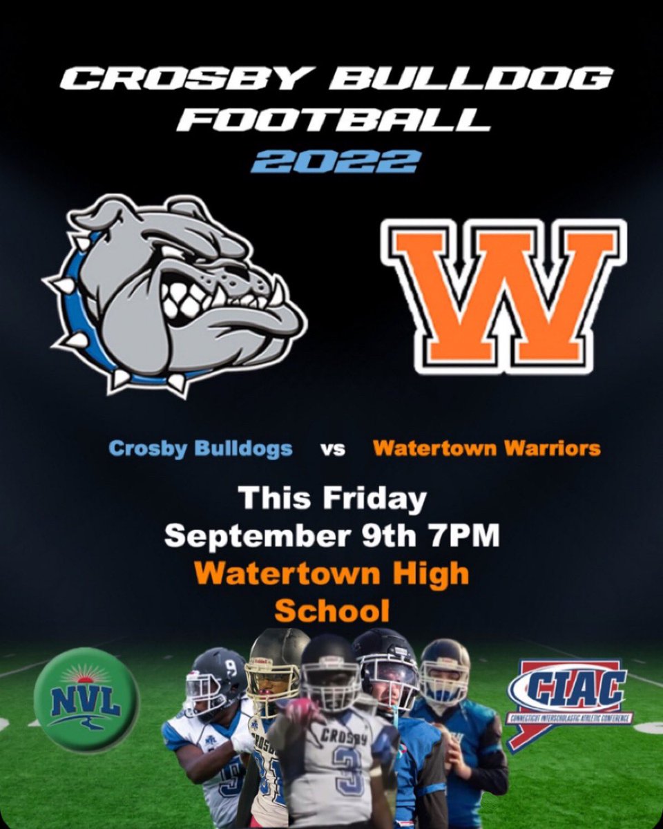 CrosbyFootball_'s tweet photo. Bulldogs are back this Friday. Crosby Travels to Watertown to Kick Off the 2022 #cthsfb Season. #HUNT https://t.co/UEocCxptHG