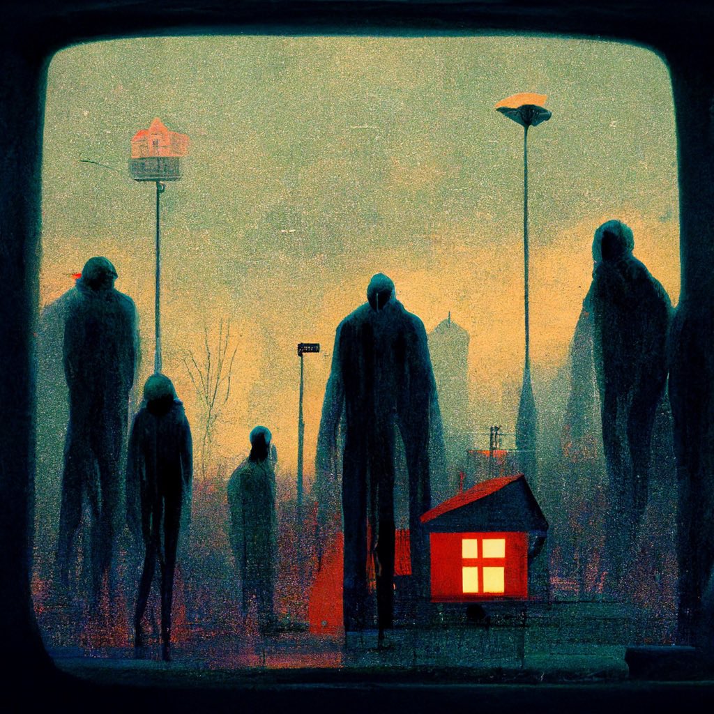 K_Mc_Max's tweet photo. Demons’ First Halloween #art #AI #AIArt #Halloween https://t.co/LL6TthC1NC