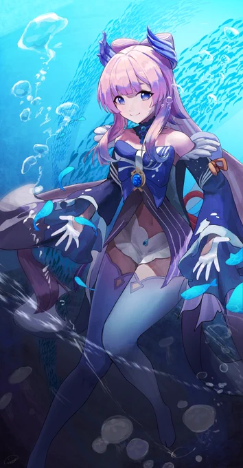ここみん!※縦長につきクリック推奨#原神 #GenshinImpact  #珊瑚宮心海 