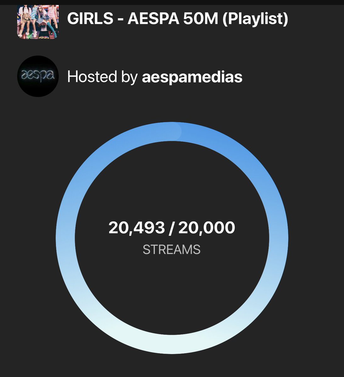 TeamBeMYae's tweet photo. CONGRATS MY’S 🎉

Aespa is now #41 on the top Artists thanks to all the streaming parties on RENAISSANCE

With only 126 streamers we manage to get 20k streams in 3 days, now imagine YOU take a little bit of time to get renaissance and join?

hurry up ‼️ -> https://t.co/brMm8zGUU8 https://t.co/AO8C2kb1wa