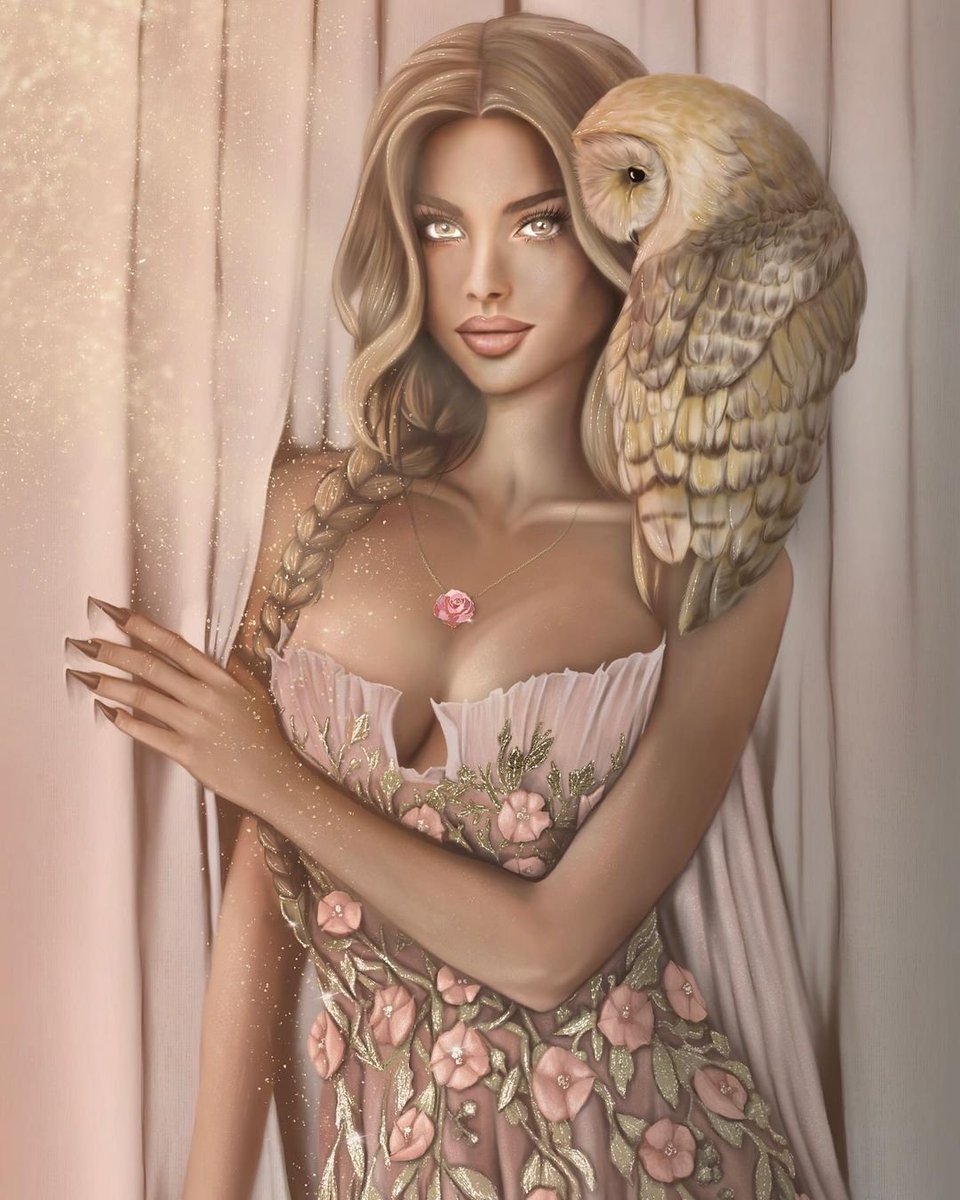 Zaweels's tweet image. Elain Archeron 🌸

The second version inspired by the Blodeuwedd art from SJM' Pinterest account.

Art🎨: hollycoveart on ig