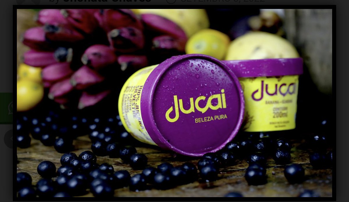 MarceloBacana's tweet image. A Juçaí, empresa que fabrica produtos baseados no açaí da juçara. A companhia investirá R$ 20 milhões na construção da nova fábrica em Penedo.  O Juçaí, açaí feito com 100% do fruto da palmeira-juçara, espécie nativa da Mata Atlântica, nasceu em 2015.