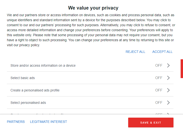 sniperpenguin's tweet photo. If you design *this* garbage on websites, I hate you.
#Cookies #AwfulUI https://t.co/VqVSt2YpIg