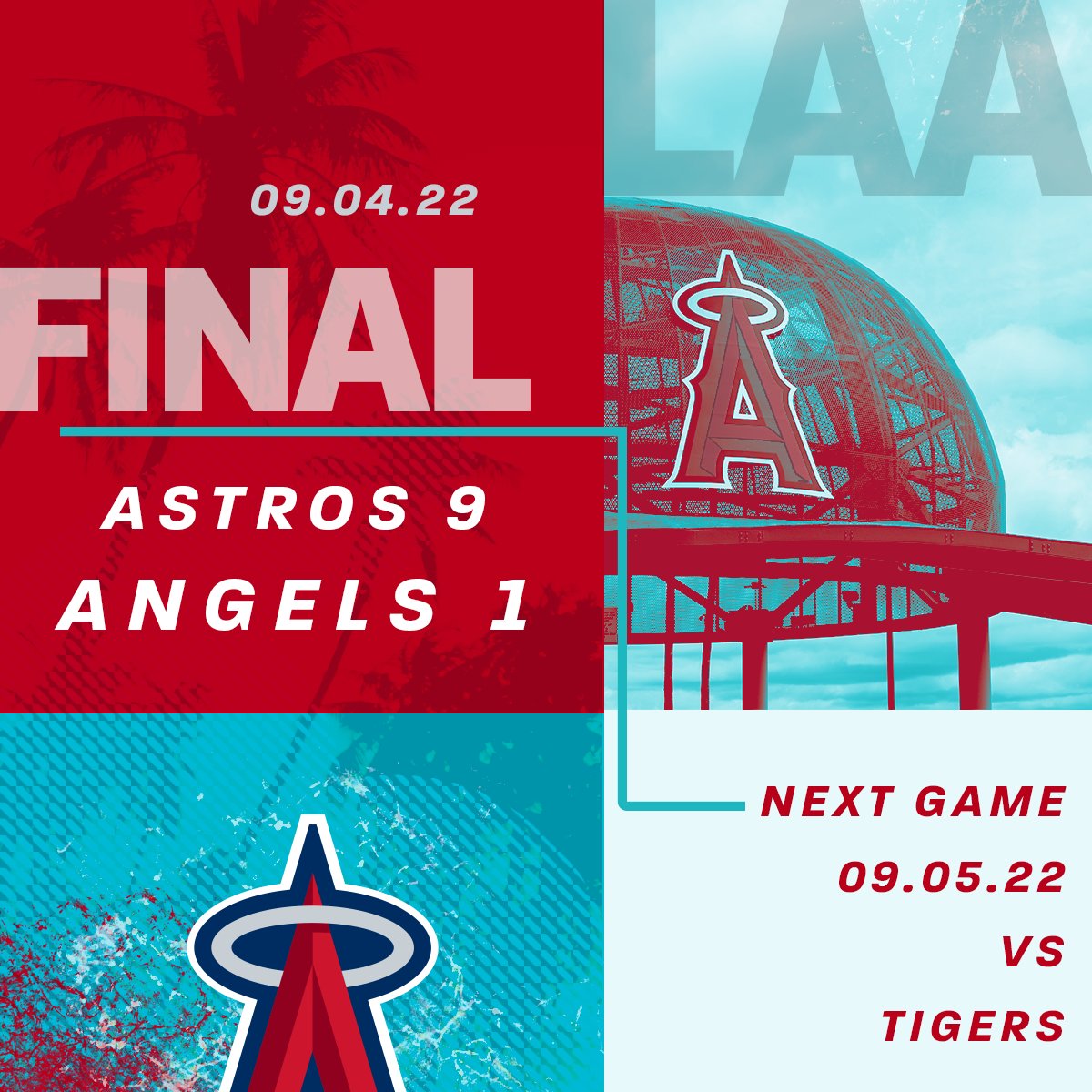 ⚜AstrosSaintsLover⚜ on Twitter "RT Angels FINAL Angels 1, Astros 9"