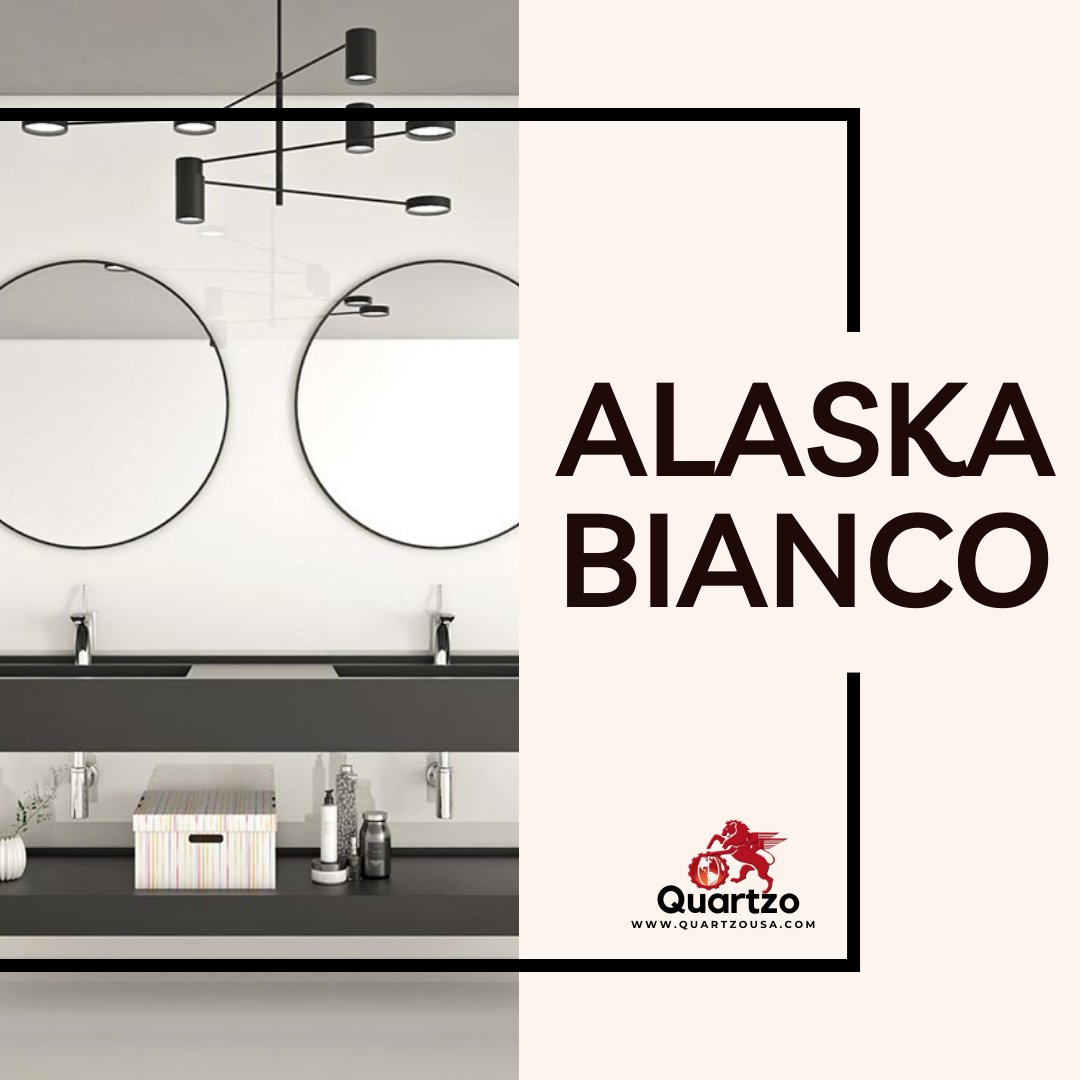 The ultimate neutral, our #AlaskaBianco is a clean, white #quartz that blends beautifully with any aesthetic, and its natural durability means your build will remain gorgeous. Visit our website to see our full color collection and schedule your consultation today.