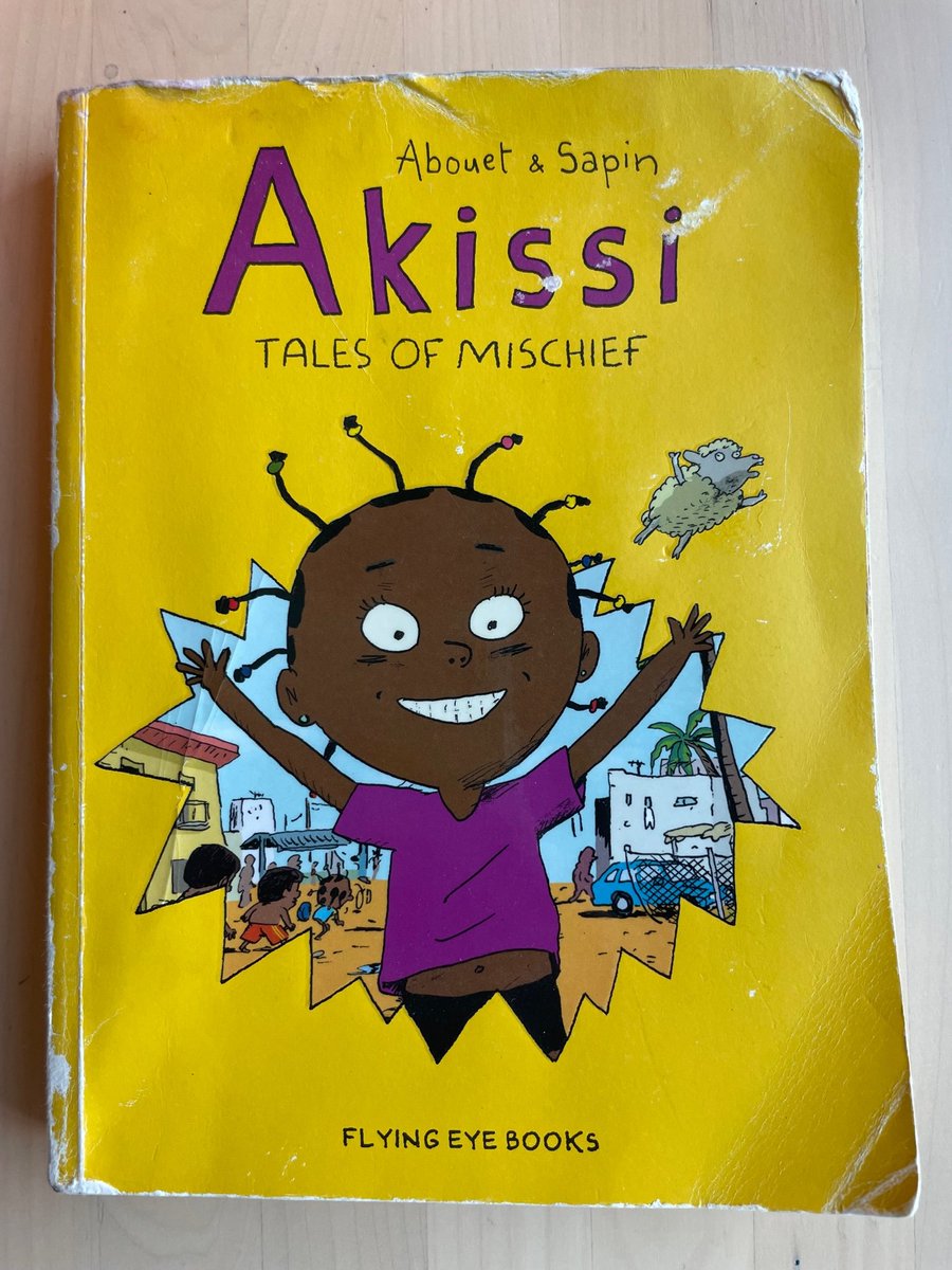 Celebrating #WorldKidLitMonth! 

Day 5: Akissi by @Aya_De_Yopougon @mathieusapin tr. by Judith Taboy & Marie Bédrune @FlyingEyeBooks 

Click for a review @ StoriesThatStayWithUs: bit.ly/3QhzWxp

#AfricanKidLit #AfricanLit 
@worldkidlit @GlobalLitin