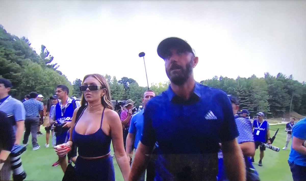 blckbooksports's tweet photo. Congratulations to Dustin Johnson and his beautiful family on winning the #LIVboston event! https://t.co/4FxOf8Gj2g