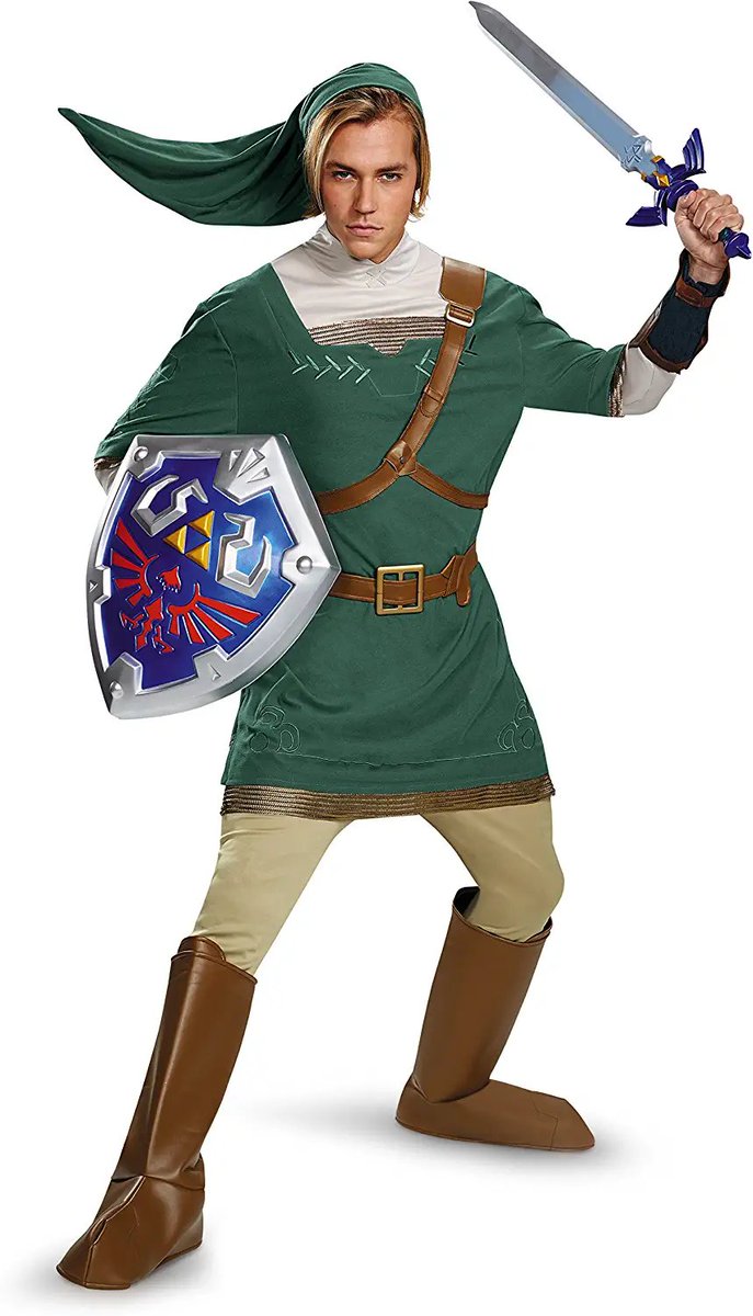 Wario64's tweet photo. Legend of Zelda Link Shield Costume is $10 on Amazon https://t.co/qvxakfxhWh #ad https://t.co/62FYCe7kNa