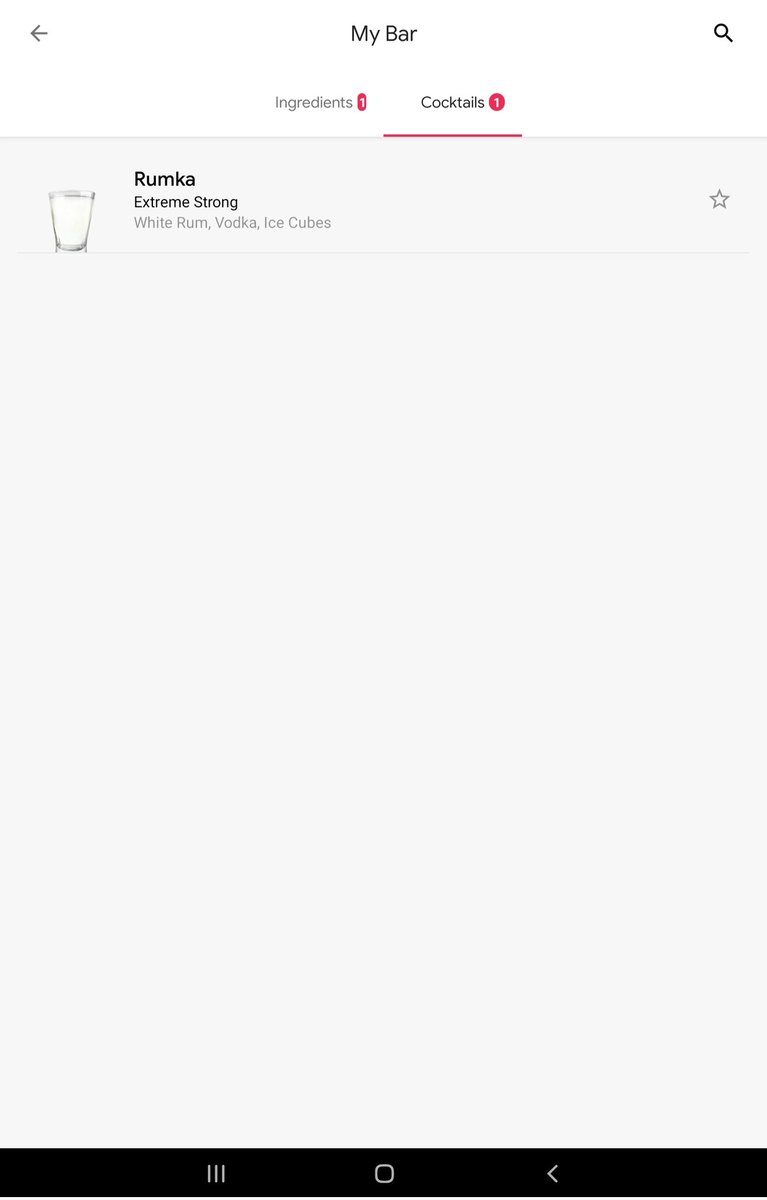 Sterboii's tweet photo. Feeling humbled by this app saying the only cocktail I have the ingredients to make is a "rumka" https://t.co/5ZB2CVhXUx