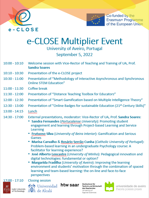 cuasingeniera's tweet photo. 🤳HOY celebramos el 2° evento de difusión del proyecto e-CLOSE, online y gratuito 🤩

https://t.co/tNj8ldA81Q (Morning)

https://t.co/Ce4XWMYD52 (Afternoon)

¡Ojo! Es horario portugués, o canario ☺ Así que recordad el +1

Gracias a @UAHes y @eps_uah 

#innovacion #docente #free https://t.co/WFRLCPKIoi