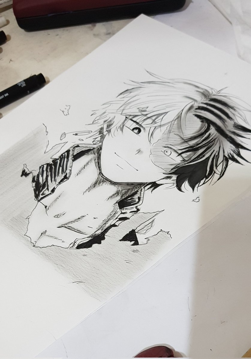 sojiart1's tweet photo. انا كل يوم افضل من امس ✌🌸🎨💙
#Todoroki  #MyHeroAcademia 
#JapanOpen2022  #drawing #アニメ https://t.co/K77FKpStQk