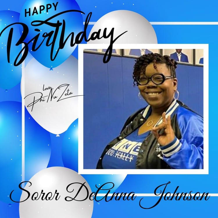 zphib_phinuzeta's tweet photo. the #PHInatic PNZ Chapter would like to send the happiest birthday wishes to one of our charter members, Soror DeAnna Johnson, who celebrated her special day yesterday!
#ZetaPhiBeta #ZPhiB1920 #MWRZetas
#MOZetas #PhiNuZeta #STLGreeks #PNZcelebrations https://t.co/czffdoasDs