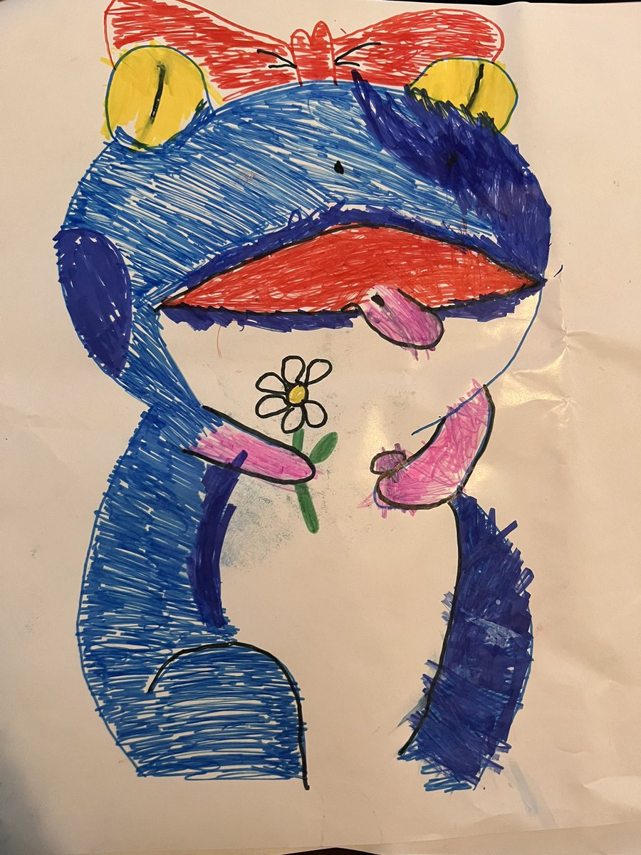 Vladamir_Pootin's tweet photo. Watch out @itsoodon,  my four year old is trying to rival your hopper greatness (if only we could agree on which blue marker to use)

@HappyHoppersNFT #hoppertime #CNFT https://t.co/Ce7I0nzWkz