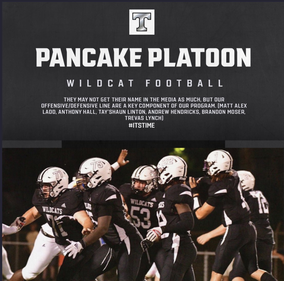 TriggFootball's tweet photo. Pancake Platoon 💪🏻🐾🏈 #itstime https://t.co/QYYpldSVXL