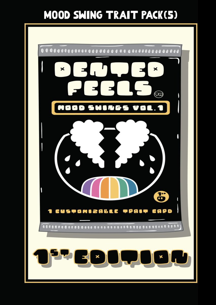 saucefaucet_'s tweet photo. Got my trait packs, sold out in 7 minutes #DentednotBroken #FeelsOverload https://t.co/5cuvjwW7Sx
