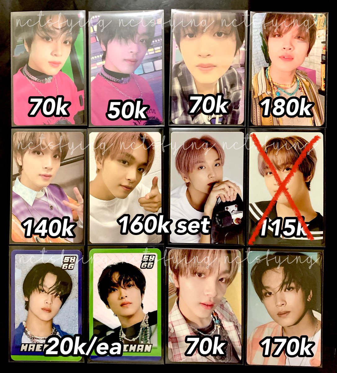 wts / sell / want to sell
haechan nct photocard

— price incl. packing (excl. admin 1.8%)
— dom bekasi
— keep event (ok!)
— some of pocas are negotiable

# glitch mode glimo hot sauce hs photopack pp sg22 luckydraw ld r1 r2 trading card tc a b selca deco binder