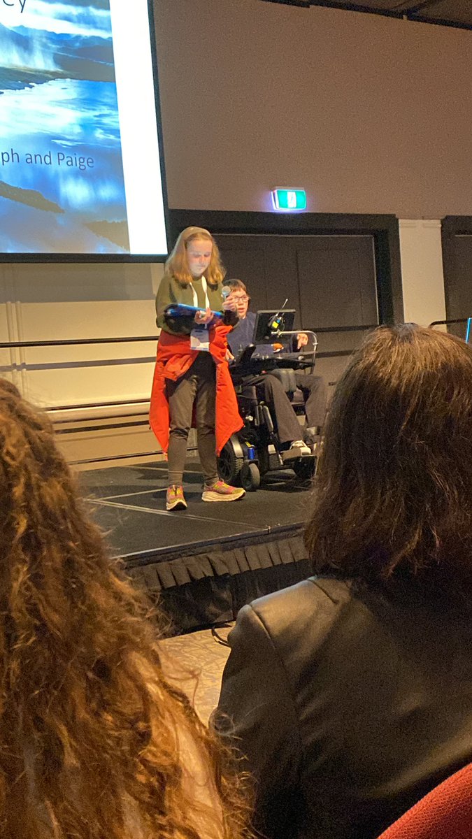 its_uh_bee's tweet photo. AGOSCI 2022 Day 2 Keynote speech by Joseph Reynolds and Paige Schultz- The Unexpected Journey #AGOSCI2022 #AAC #hobart #NotLOTR https://t.co/jNymsEScYN