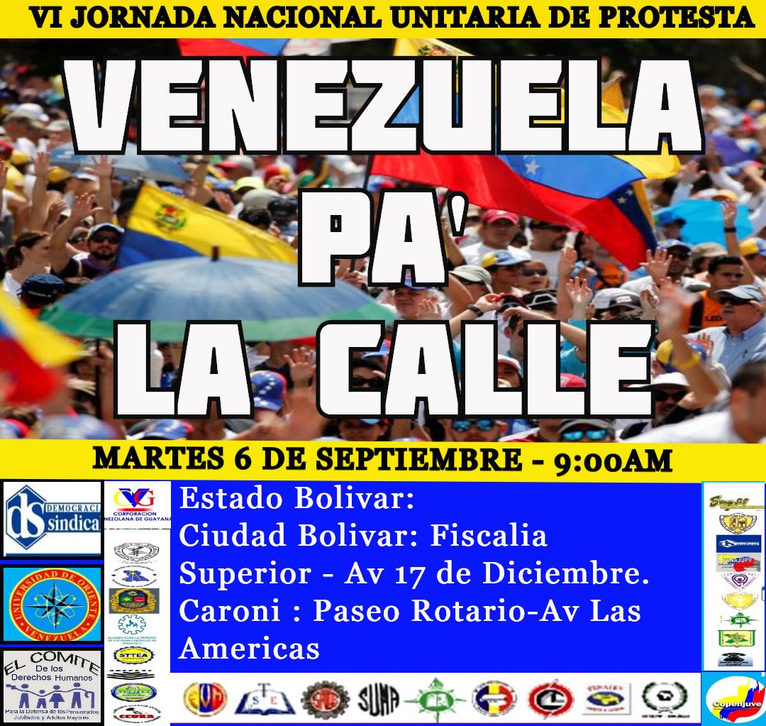 AndresVelasqz's tweet photo. El próximo martes 6 de sept. https://t.co/QC1QEjwkg6