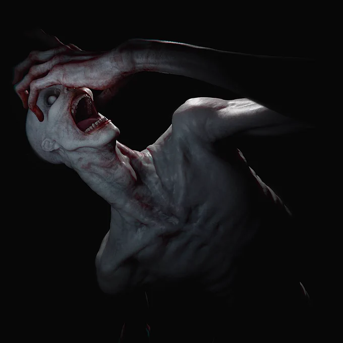 SCP-096 fanart. shy boy alert 