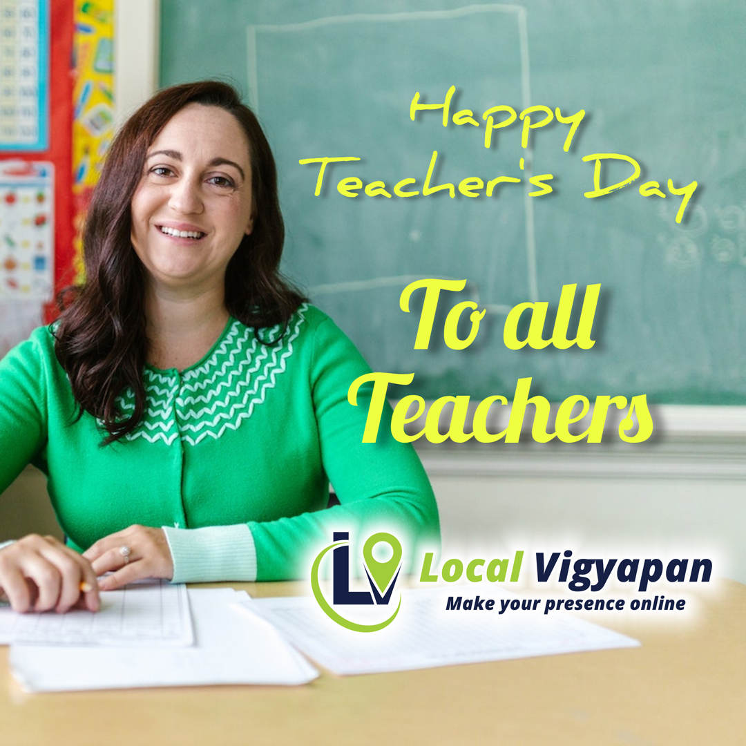 Local_Vigyapan's tweet photo. Happy Teacher's Day to all the teachers, celebrating the birth anniversary of Sh. Sarvepalli Radhakrishnan from our team. #TeachersDay #Teachers #CoachingCenters #Tuitions #Schools #Colleges #Institues #Universities #Yoga #Fitness #Sports #Coaches. https://t.co/s043FzWXTi