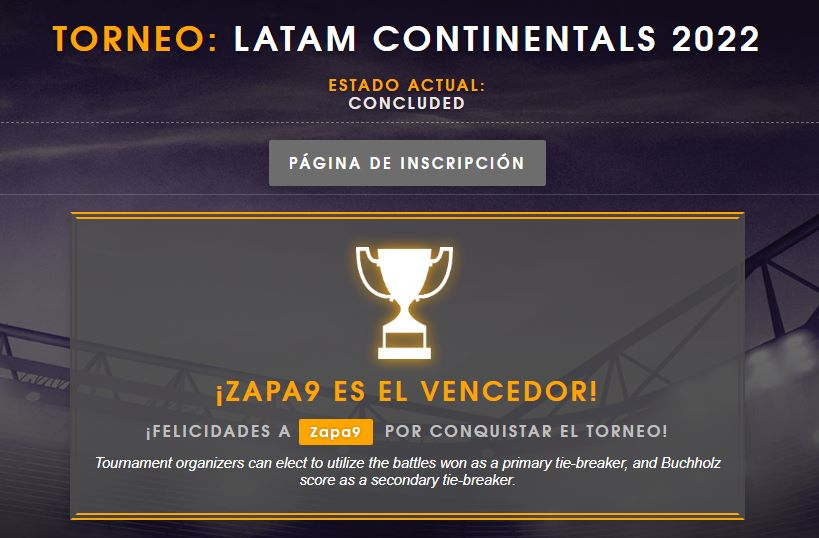 La verdad todavía no caigo hahaha no me esperaba este torneo, estoy muy feliz mas que nada por volver a ver Argentinos peleando en los mas alto de LATAM, quiero felicitar y agradecerle a <a href="/Red8192_pogo/">Red8192</a> que jugo un torneazo.