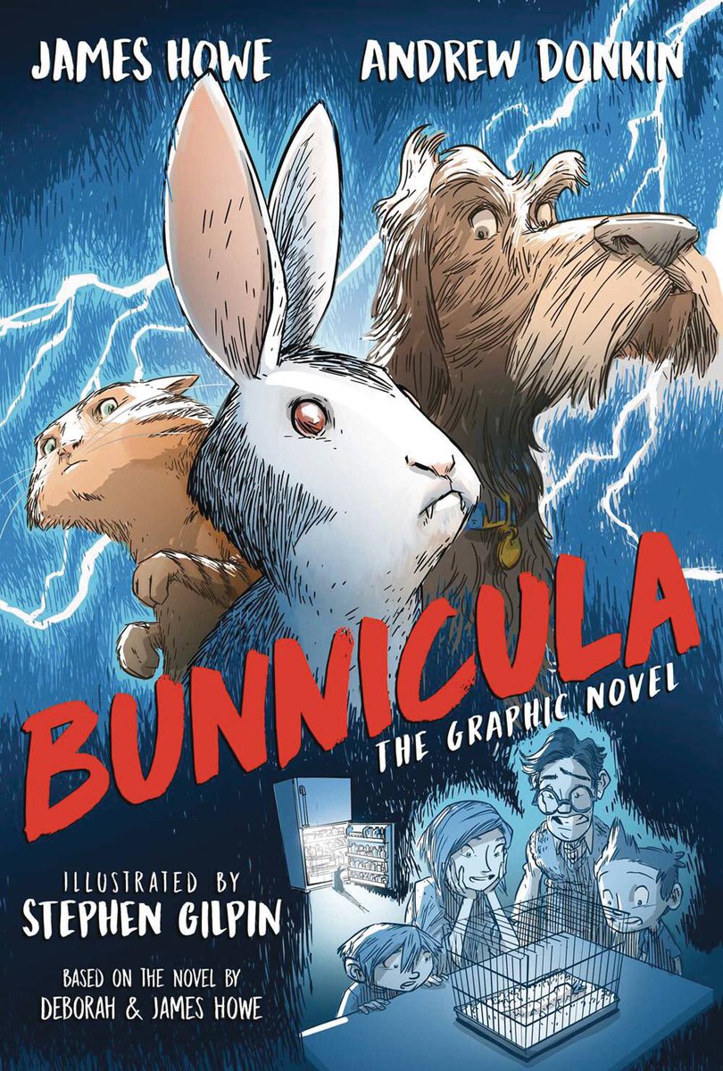 ArcaneComics's tweet photo. Matt's Must-Have for the week is Bunnicula GN from #JamesHowe, @AndrewDonkin, and @sparkgilpin. Out on @simonschuster. #ncbd https://t.co/veVrvXzLyw