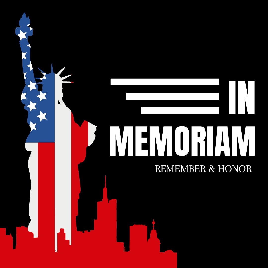 Today, we remember and honor those we lost 21 years ago on September 11th, as well as the bravery of our front line workers who tirelessly served their communities.