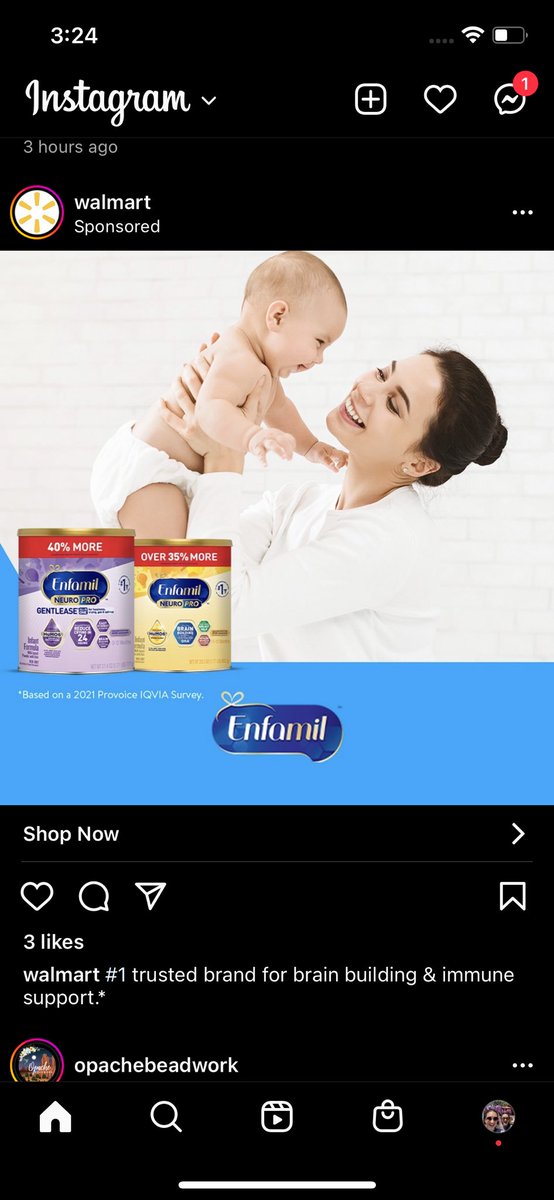 No stop don’t give me formula ads I just wanted the lil puff snacks for my wisdom teeth😭