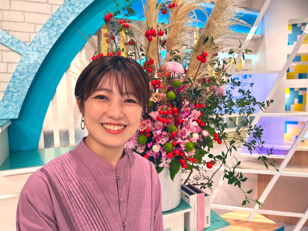 barihaya's tweet photo. けさの #ゆうまりコンビ 💛💗

優さんは 秋らしい #ワンピース🍇
ふんわり広がるティアードデザインがとっても可愛い🥺🫶🏻

そして小林アナは
首元の金具がアクセントになった
#ブラウススタイル 💍

今週も元気にお届けします😆🙏🏻

#バリはや
#バリはやファッション 
#川崎優
#小林茉里奈
#lalliamu https://t.co/9qfLPM2beb