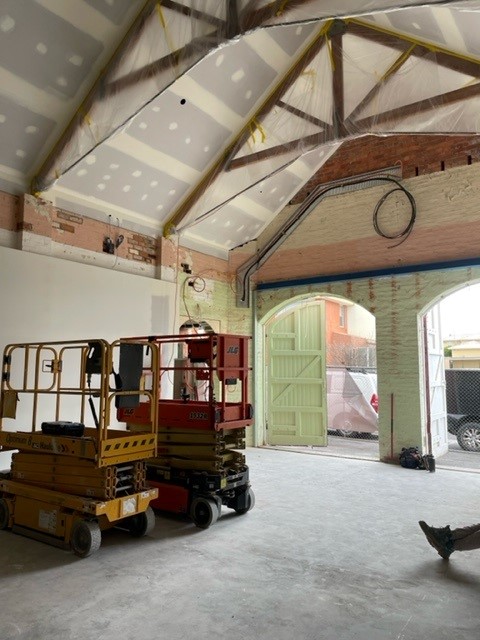 CG_Shire's tweet photo. The transformation of the Central Goldfields Art Gallery is well underway with excitement building for the project, which has attracted funding through the @VicGovAu Regional Collections Access Program and Regional Tourism Infrastructure Projects, to be completed later this year. https://t.co/hqRmLX3cCL