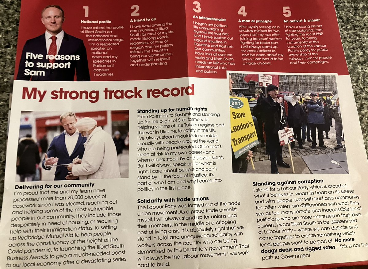 Why is Sam Tarry slagging off local councillors here? Councillors in Redbridge actually have to make decisions, we don't have the luxury of pontificating. We work hard for residents. 

Let's face it, it's not the establishment against the members; it's Sam against Redbridge.