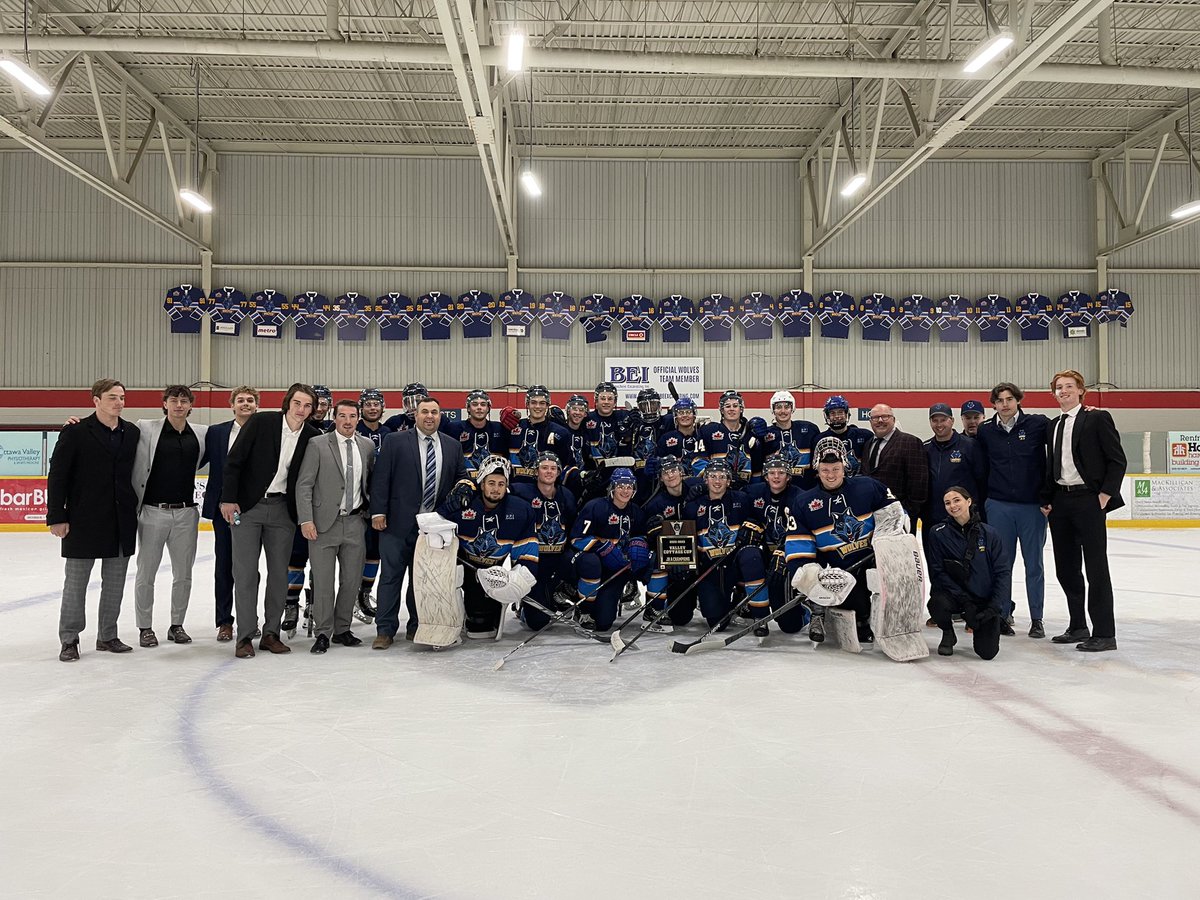 The Wolves defeat Carleton Place Canadians 4-1 in the Championship game to claim the Junior A title of the Valley Cottage Cup