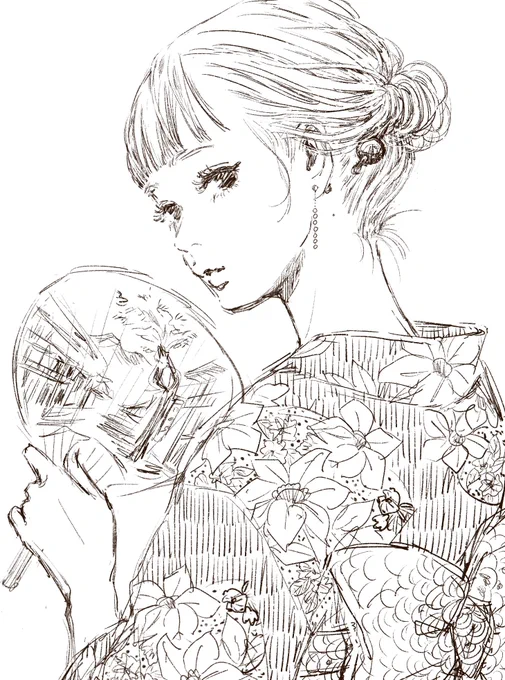 おはようございますwip☀

9月には秋祭りと
頭の中でずっと構想が練られていた子が形にできそう🎇
浴衣も帯も団扇もお気に入りの私物👘 